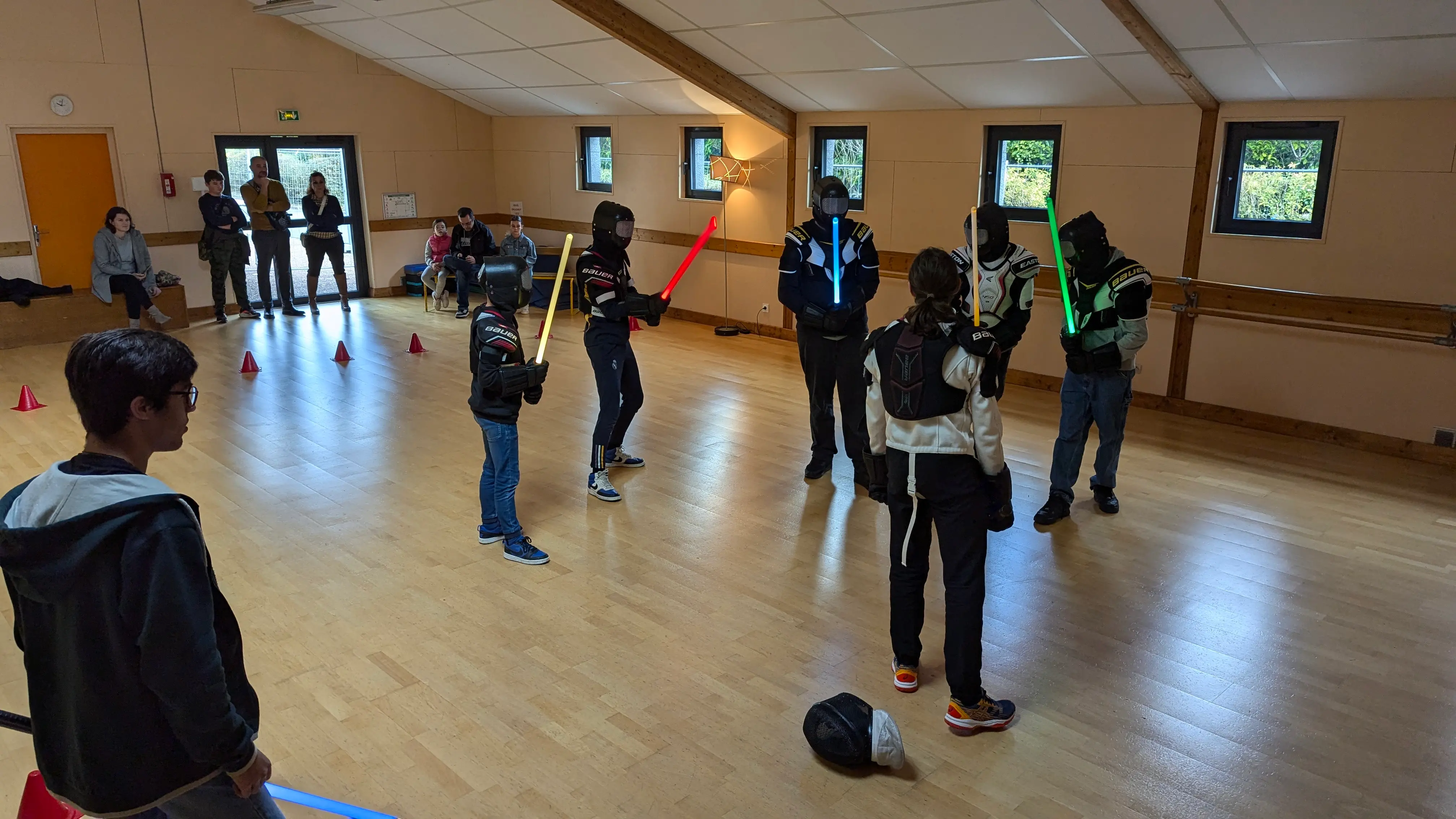 Tournoi Fan League de sabre laser à Quinçay.